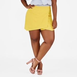 Yellow Envelope Skirt